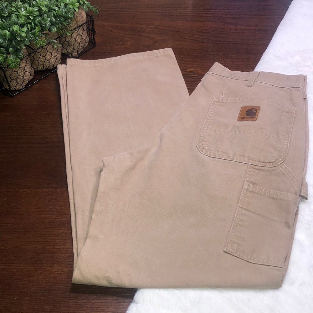 Carhartt duck-canvas “work-jeans” 34”/32”